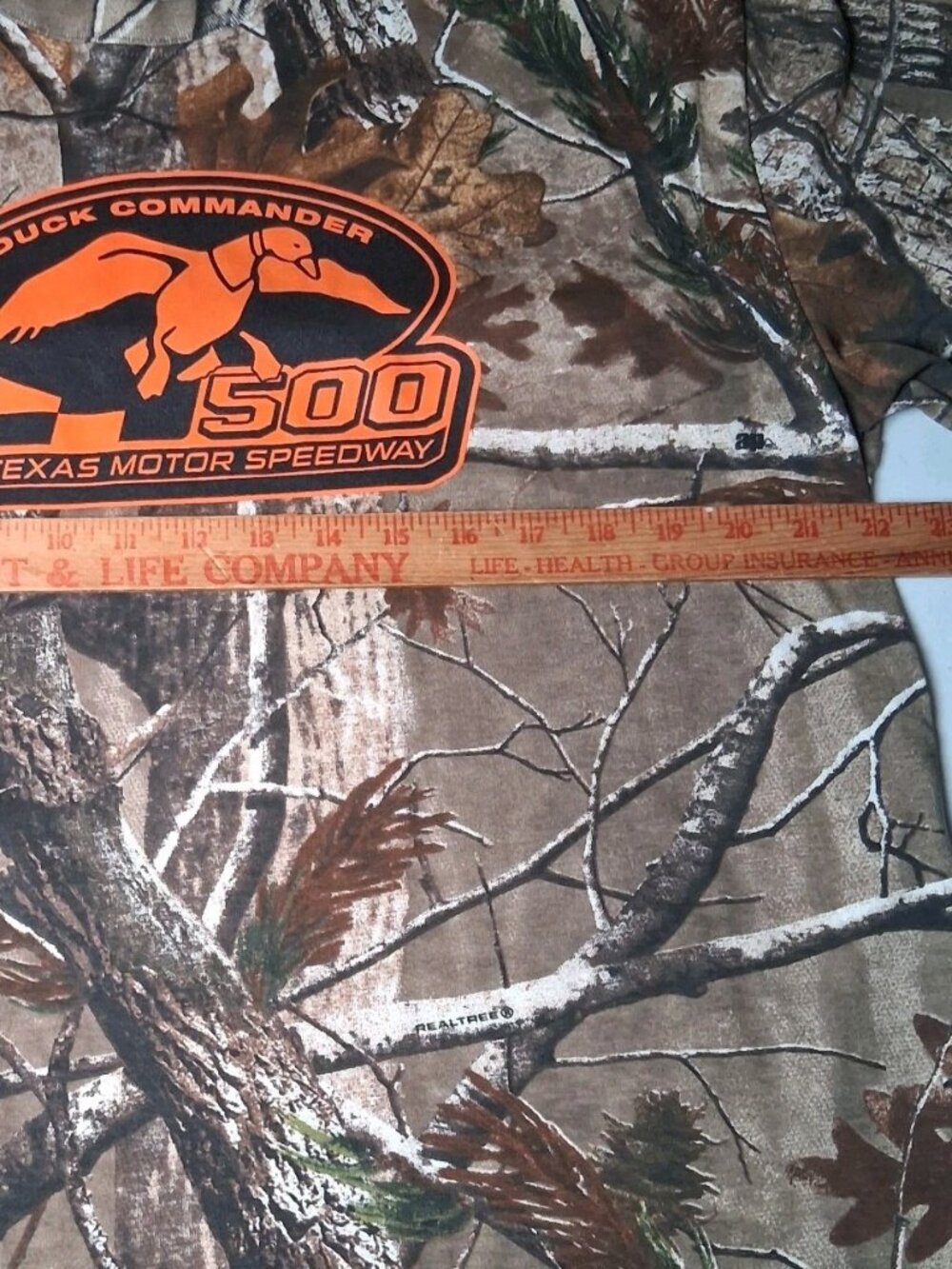 Duck Commander 500 Shirt XL 2015 Texas Motor Speedway Realtree Camo - Picture 5 of 10